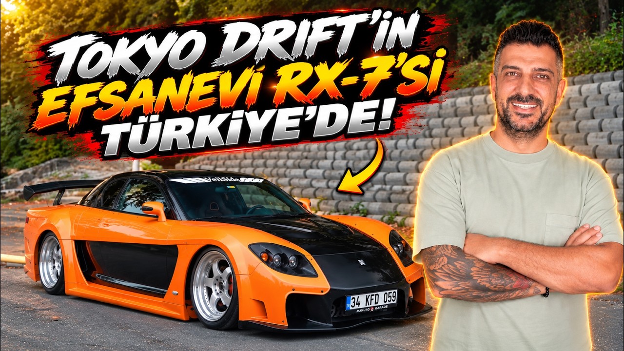 Hızlı ve Öfkeli Han’ın Efsane Arabası Türkiye’de! | Tokyo Drift RX-7!