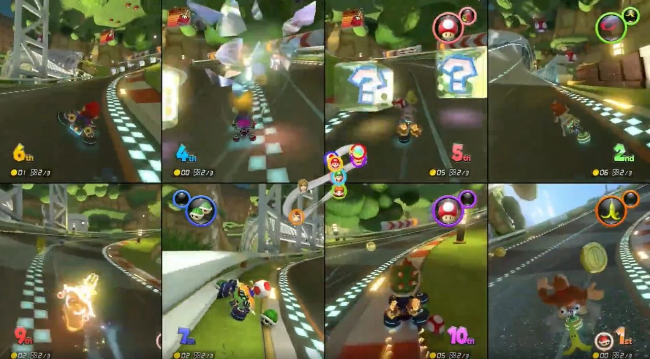 Mario Kart 8 Deluxe Switch 2 Güncellemesi: 8 Oyunculu Split-Screen Modu ve Daha Fazlası