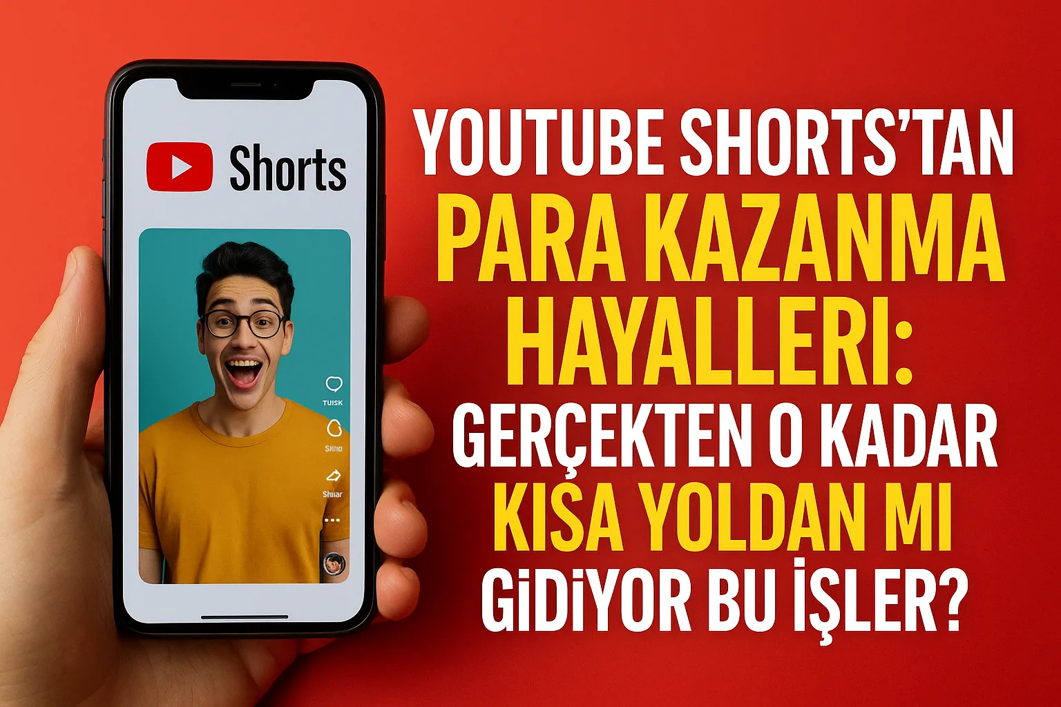 YouTube Shorts'tan Para Kazanma Hayalleri: Gerçekten O Kadar Kısa Yoldan Mı Gidiyor Bu İşler?